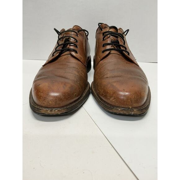 Salvatore Ferragamo Dress Shoes Men\'s Size 13 B Brown Leather Oxfords main image 8